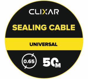 Clixar Sealing Cable product badge shown inside the hero visual